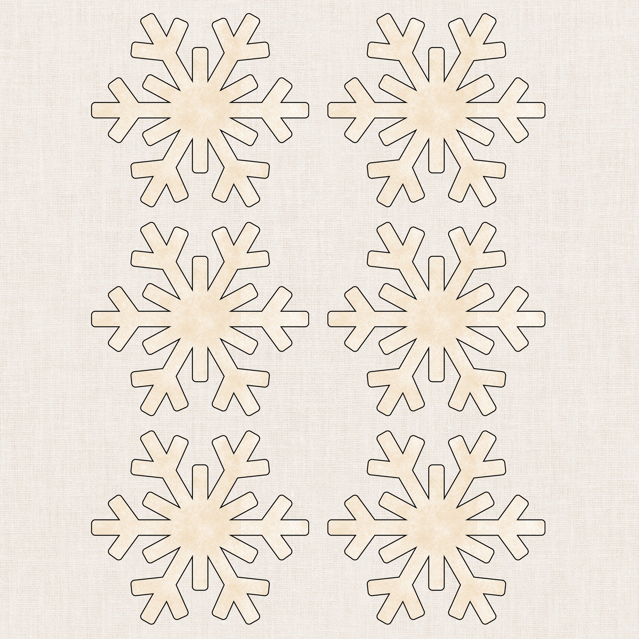 Flurry Flakes Applique