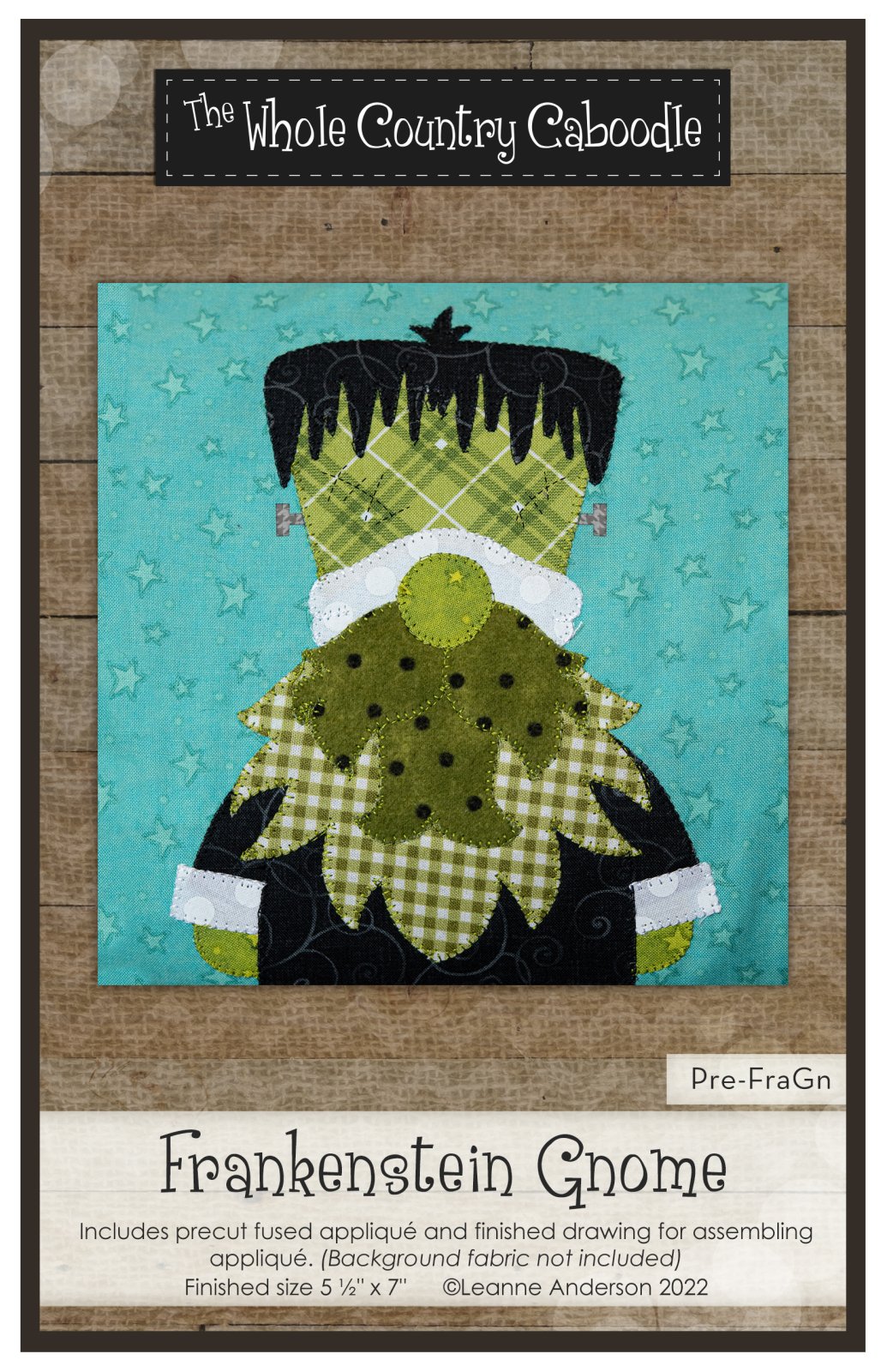 Frankenstein Gnome Applique