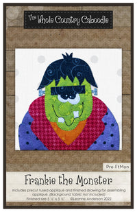 Frankie The Monster Applique