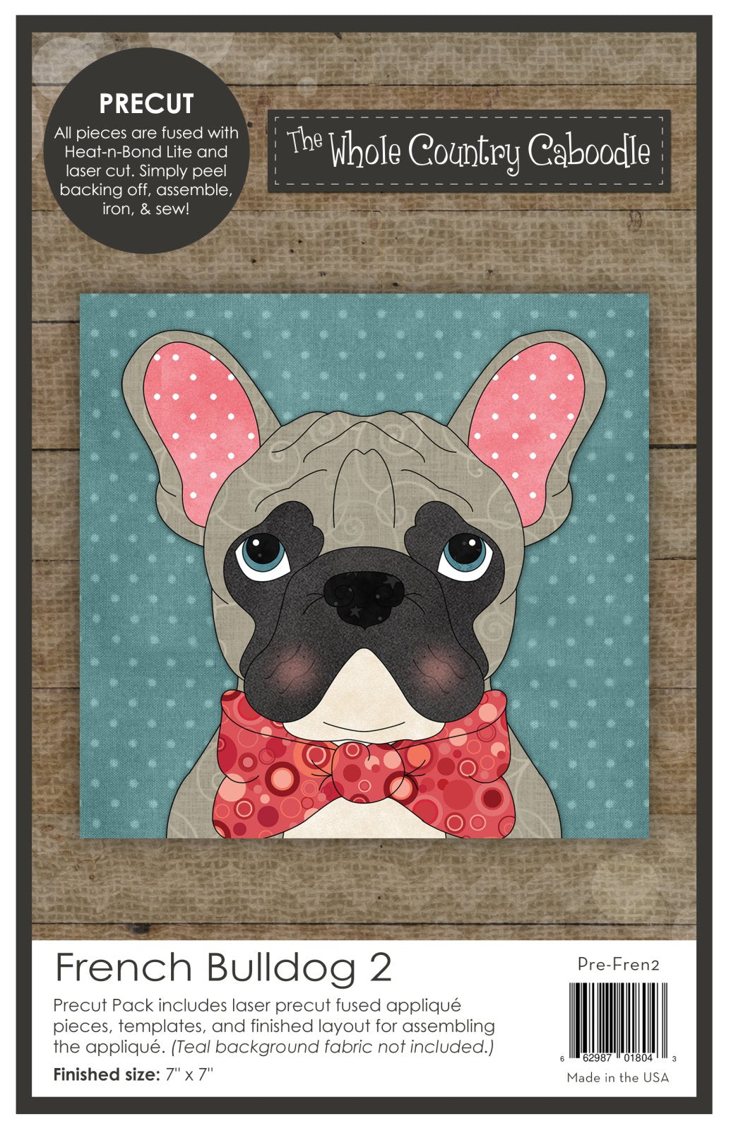 French Bulldog 2 Applique