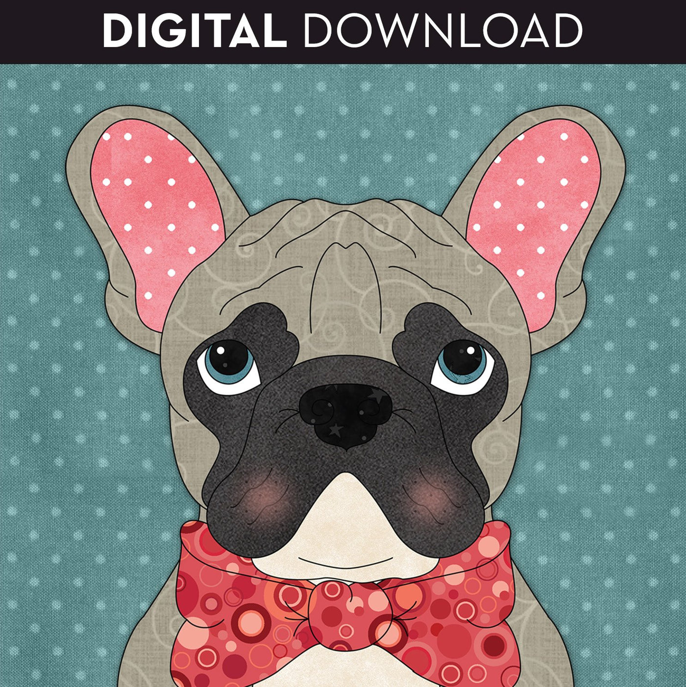 French Bulldog 2 Applique