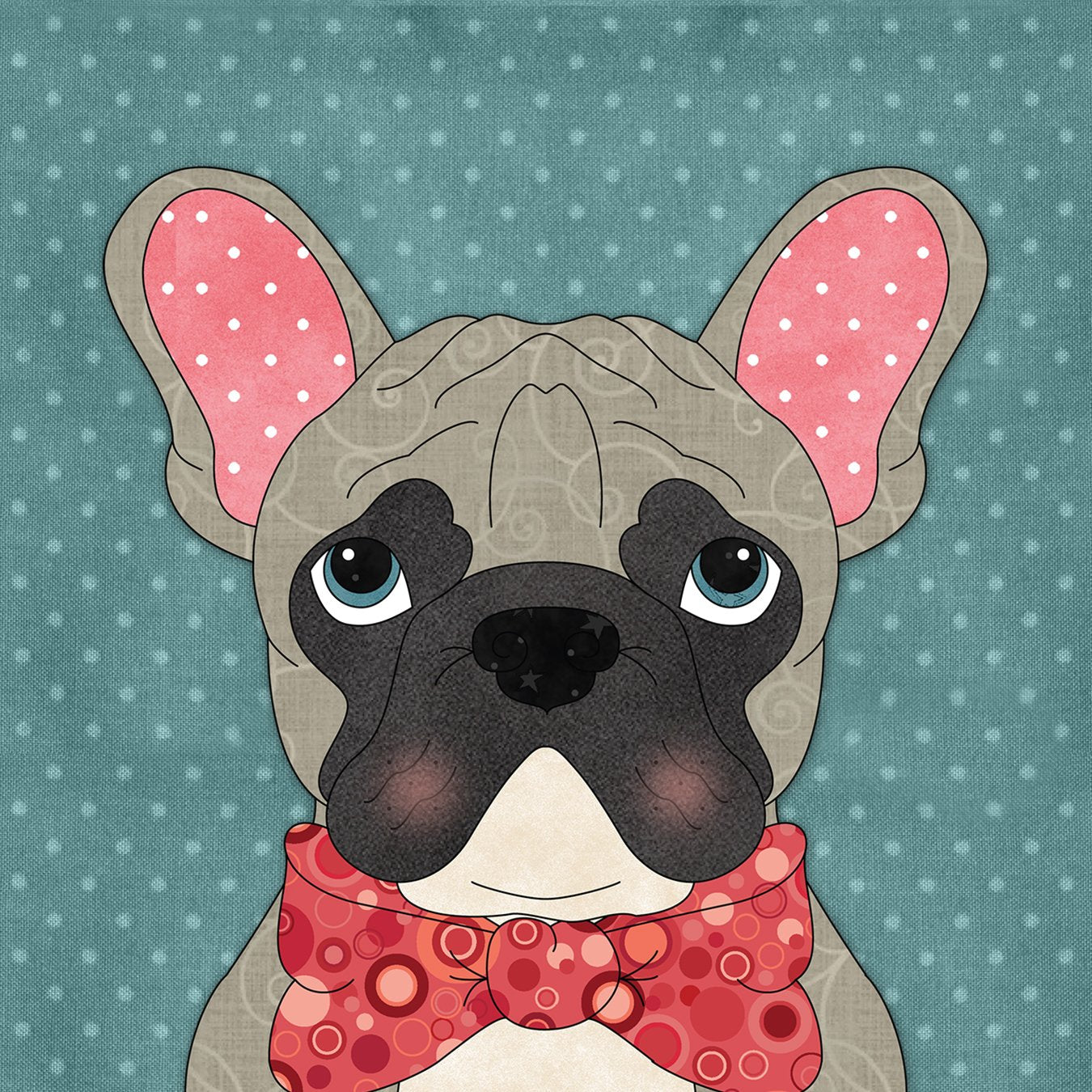 French Bulldog 2 Applique