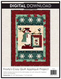 Frosty's Cozy Quilt Applique Projects