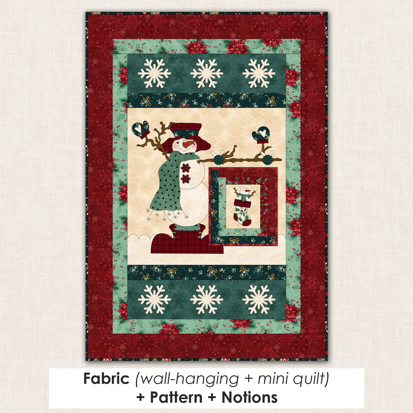 Frosty's Cozy Quilt Applique Projects Kit