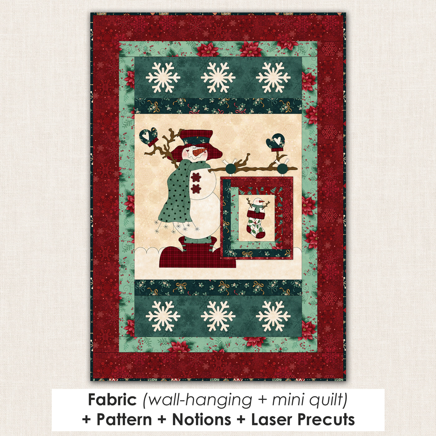 Frosty's Cozy Quilt Applique Projects Kit
