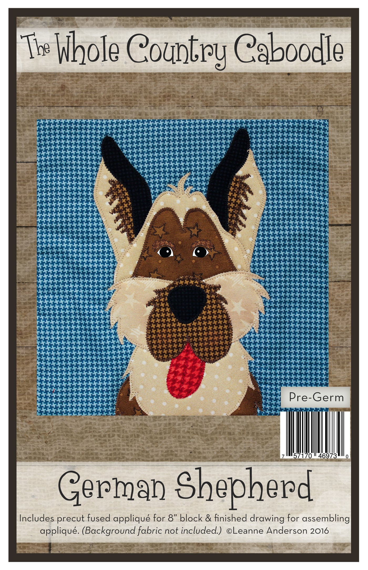 German Shepherd Applique