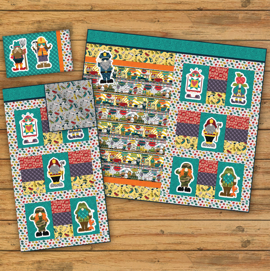 Gnome Town Heroes Sleeping Bag & Pillowcase Pattern