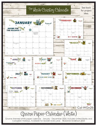 Gnome 2026 Calendar