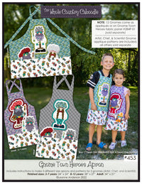 Gnome Town Heroes Apron Pattern