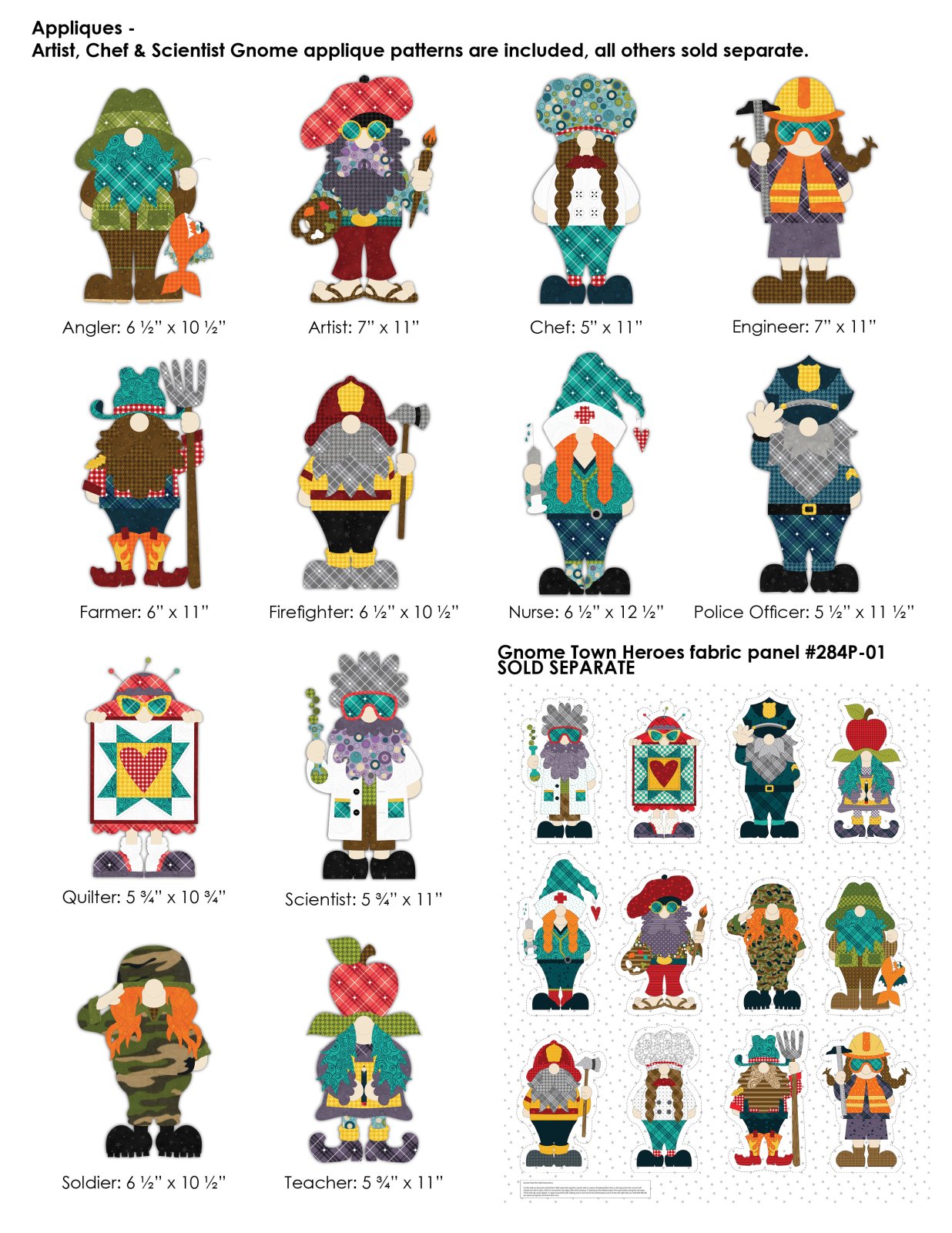 Gnome Town Heroes Apron Pattern