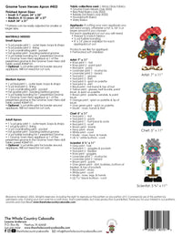 Gnome Town Heroes Apron Pattern