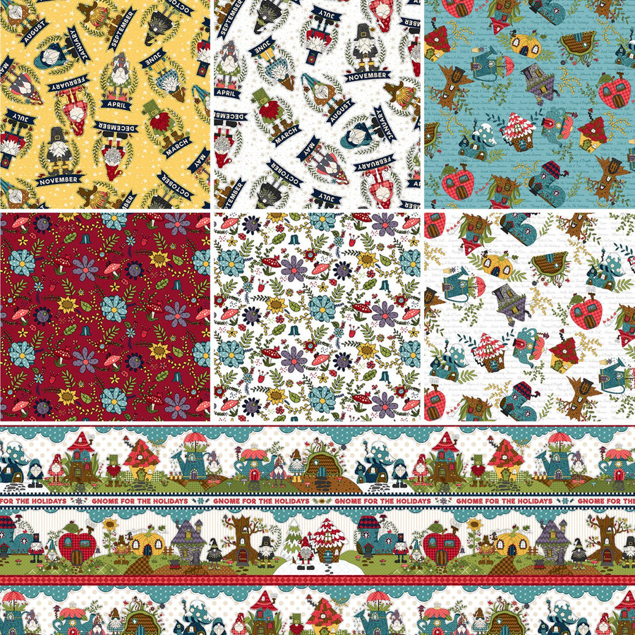 Gnome for the Holidays Fat Quarter Bundle