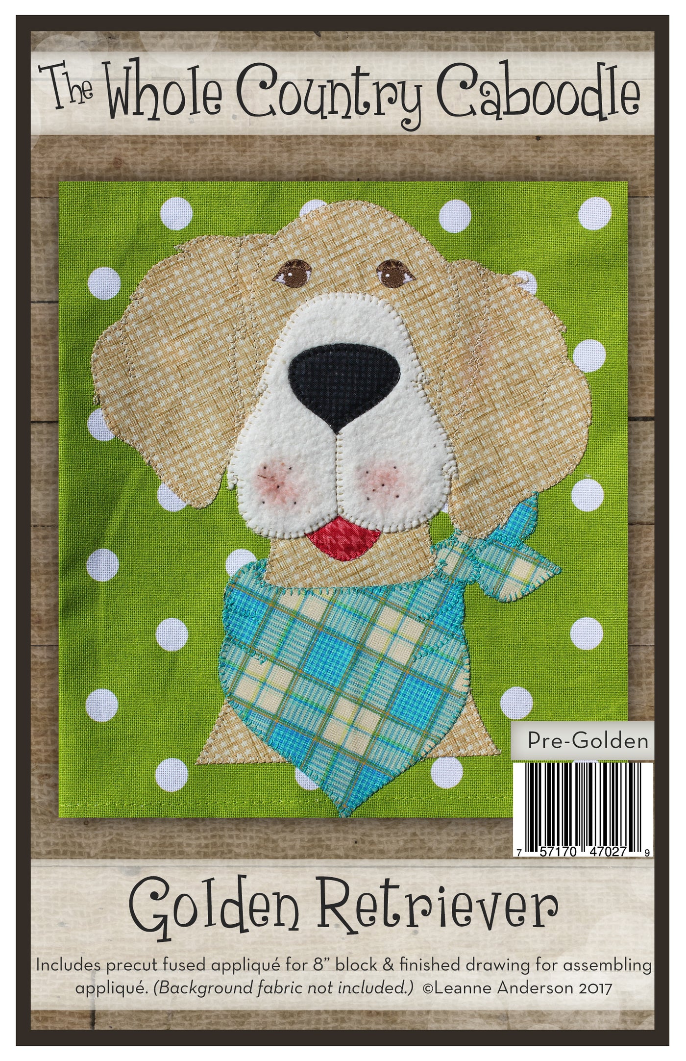 Golden Retriever Applique