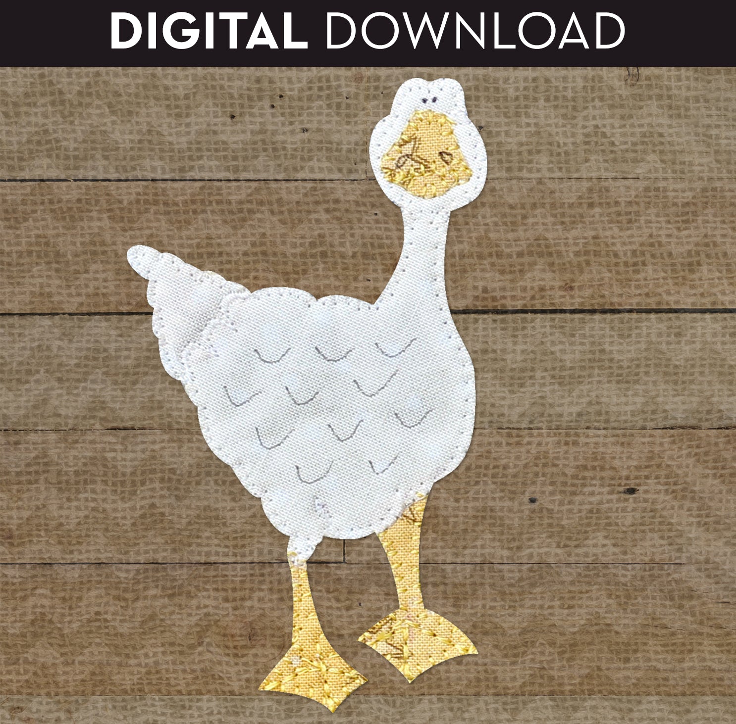 Goose Applique