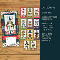 Hat on a Cat Applique Calendar Quilt Kit
