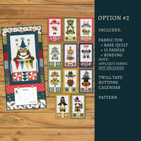 Hat on a Cat Applique Calendar Quilt Kit