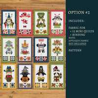 Hat on a Cat Applique Mini Quilts Kit