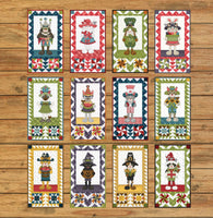 Hat on a Cat Mini Quilts Block of the Month Kit