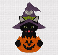 Bombay Hat On A Cat Applique