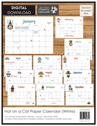 Hat on a Cat 2026 Calendar