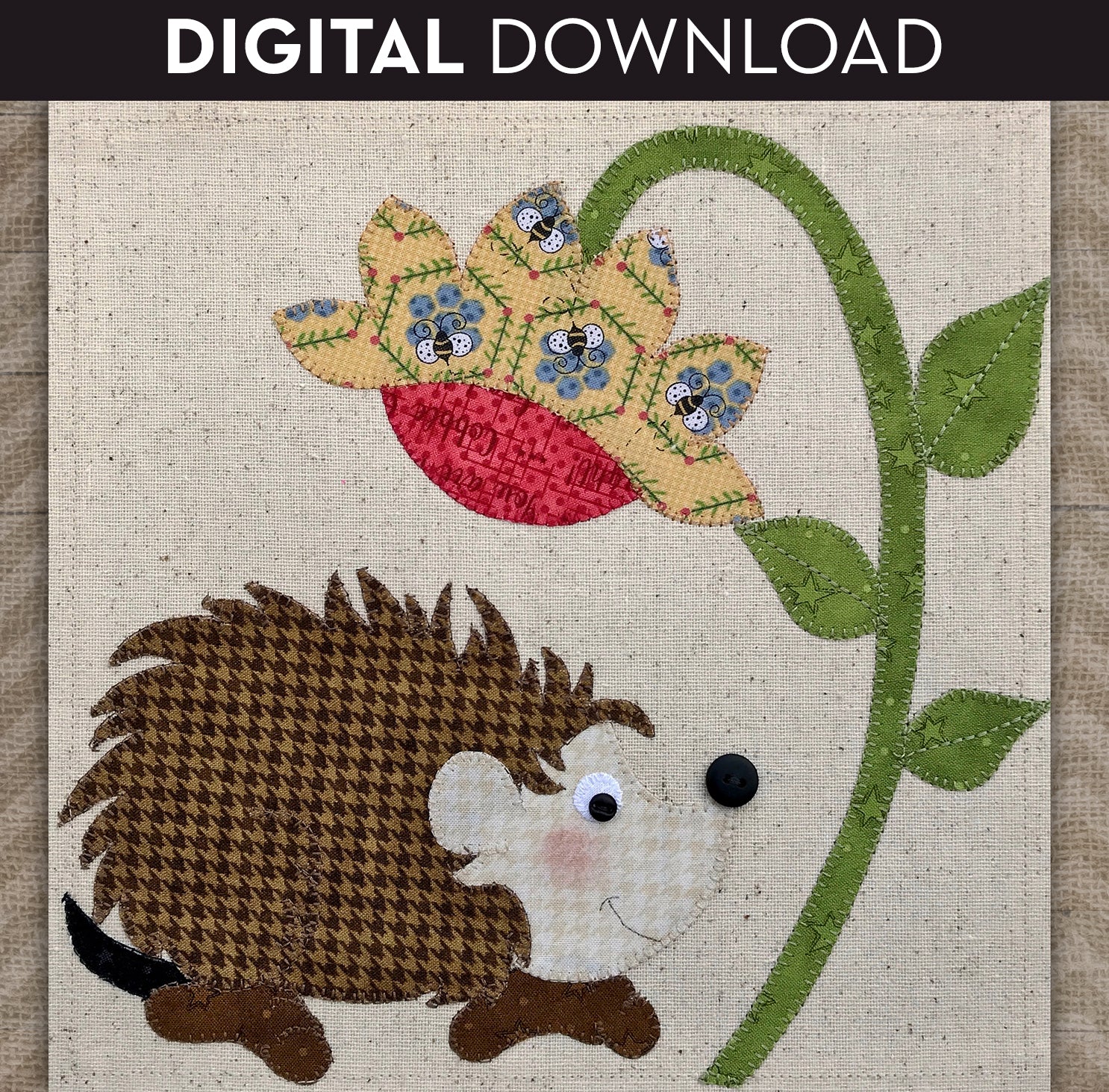 Hedgehog Applique