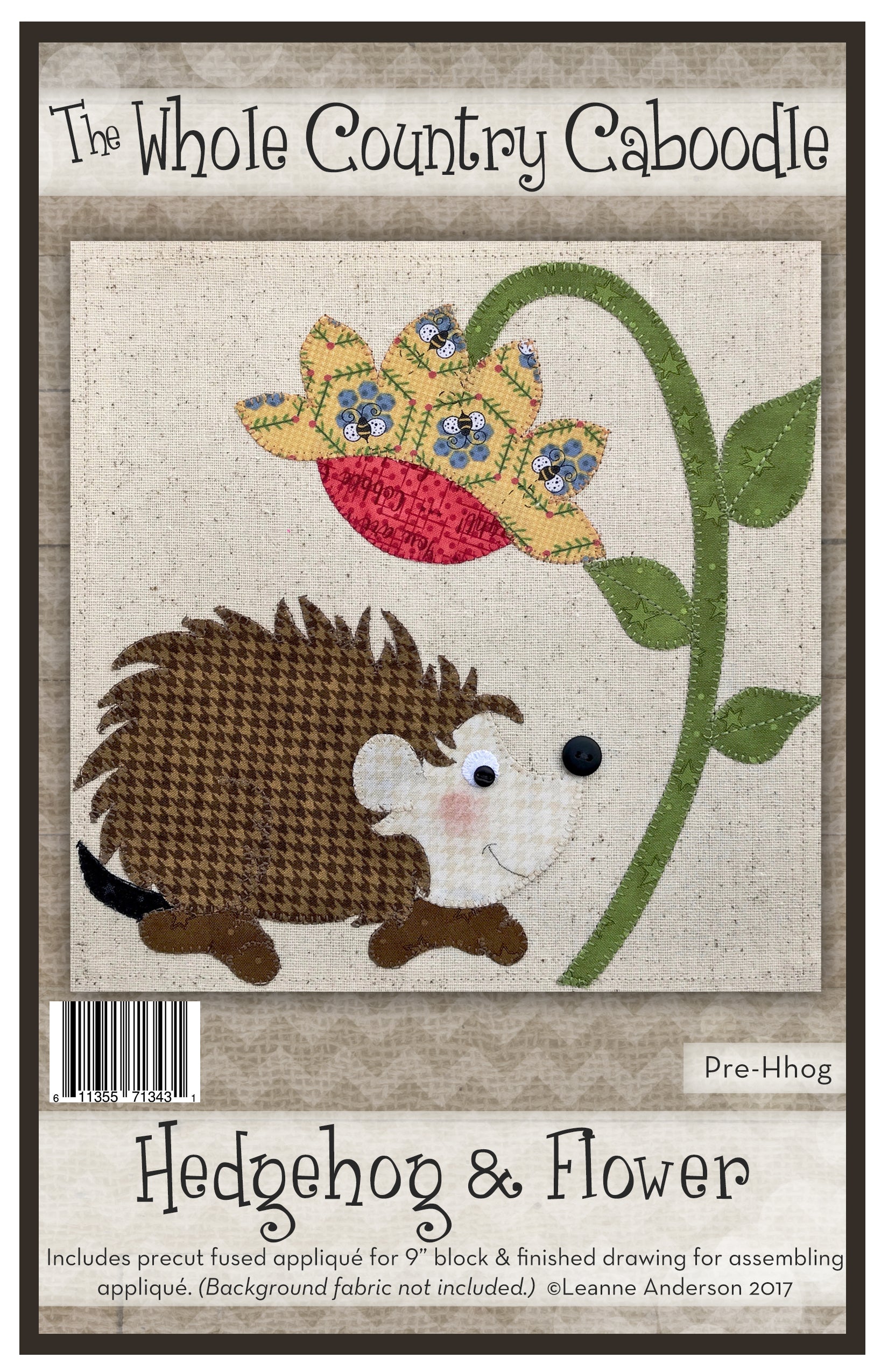 Hedgehog Applique