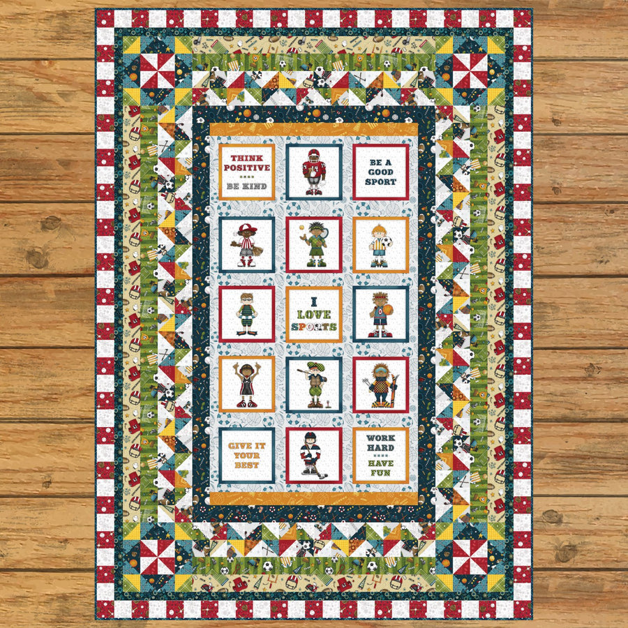 Hey Sports Fans Quilt Kit