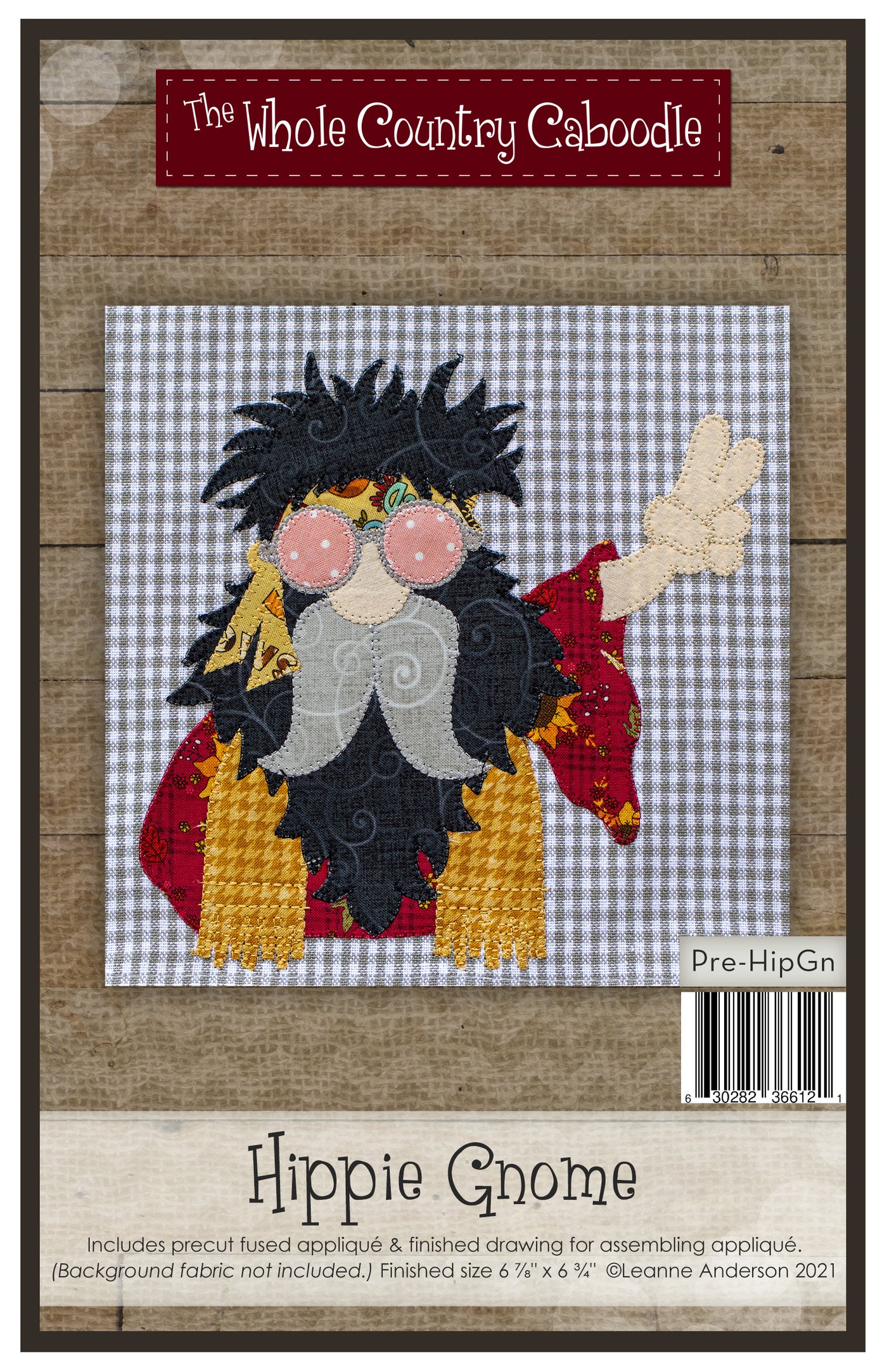 Hippie Gnome Applique
