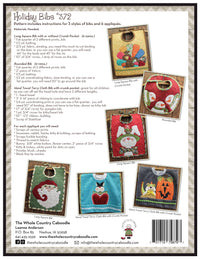 Holiday Bibs Pattern