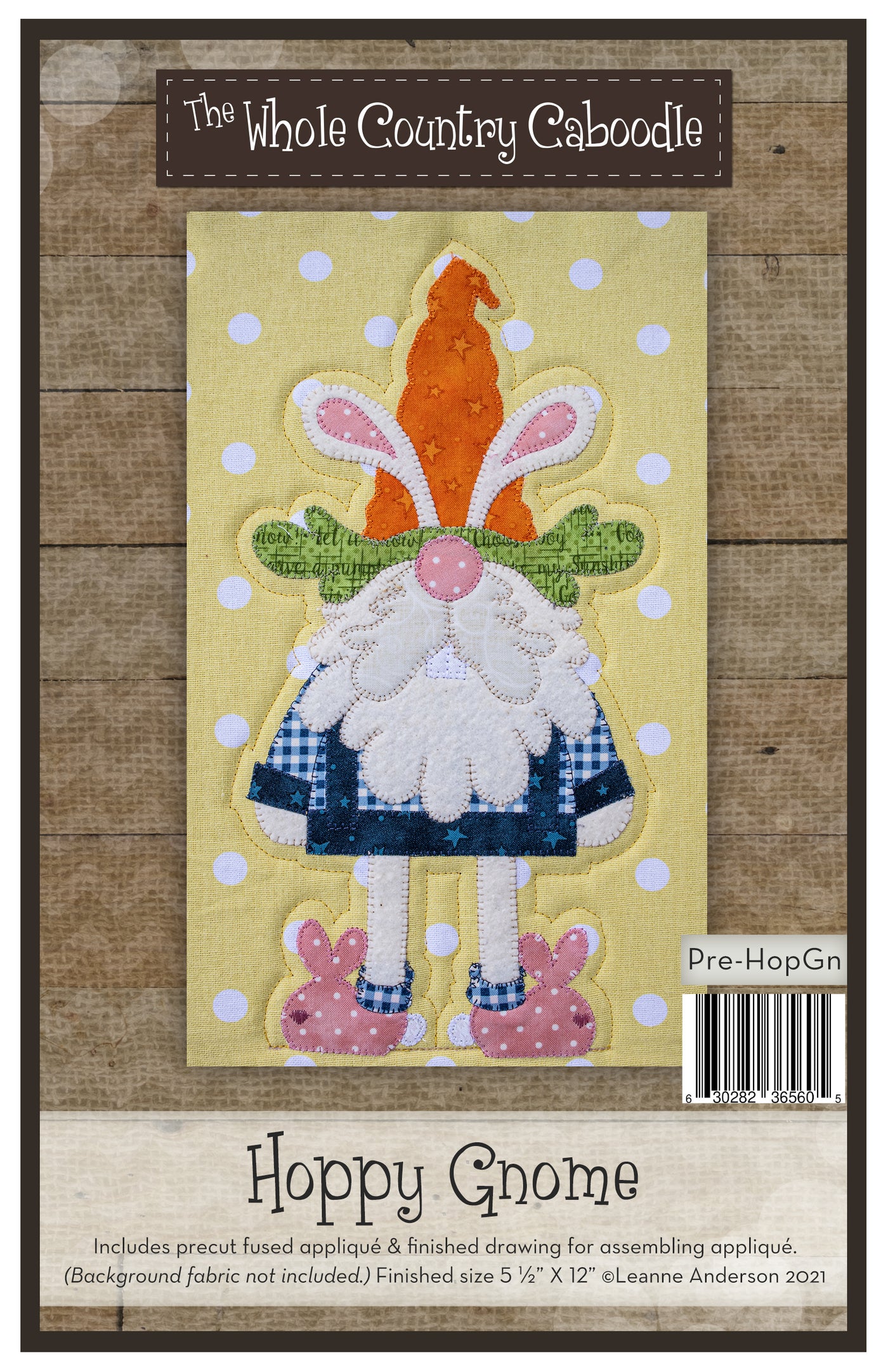 Hoppy Gnome Applique