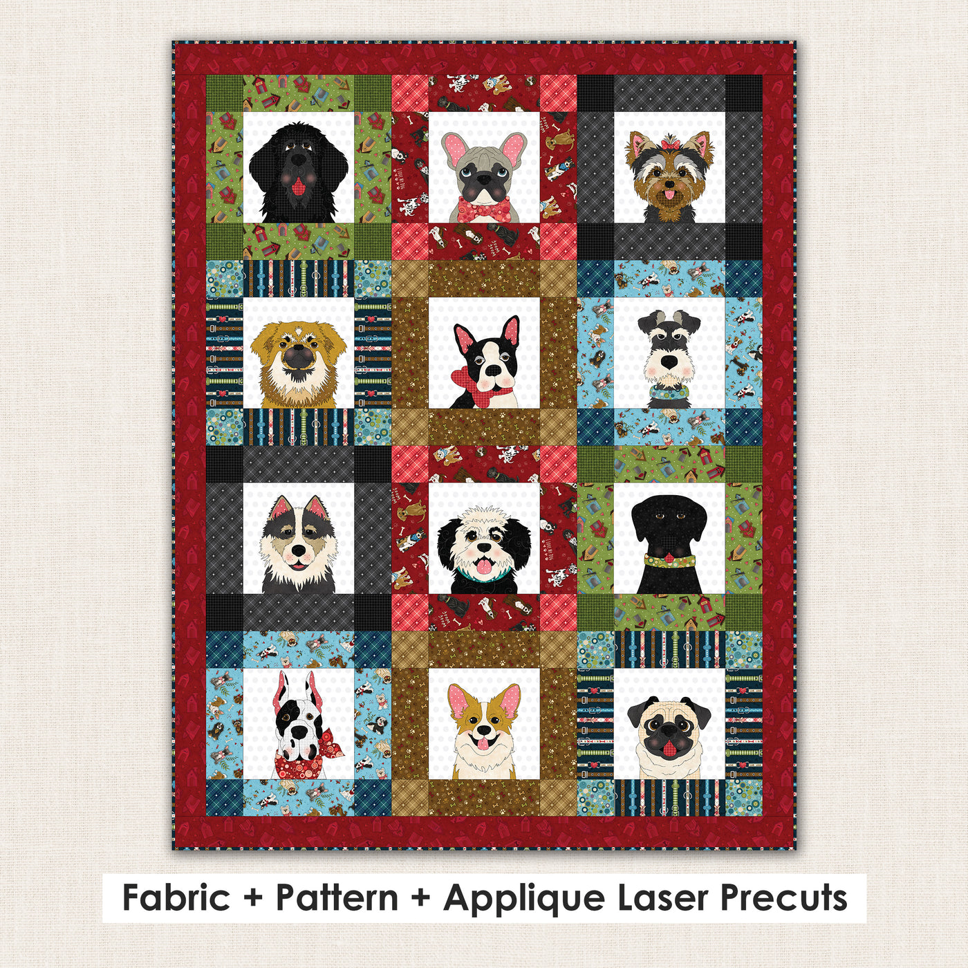 How Much Is That Doggy? Applique Quilt Kit