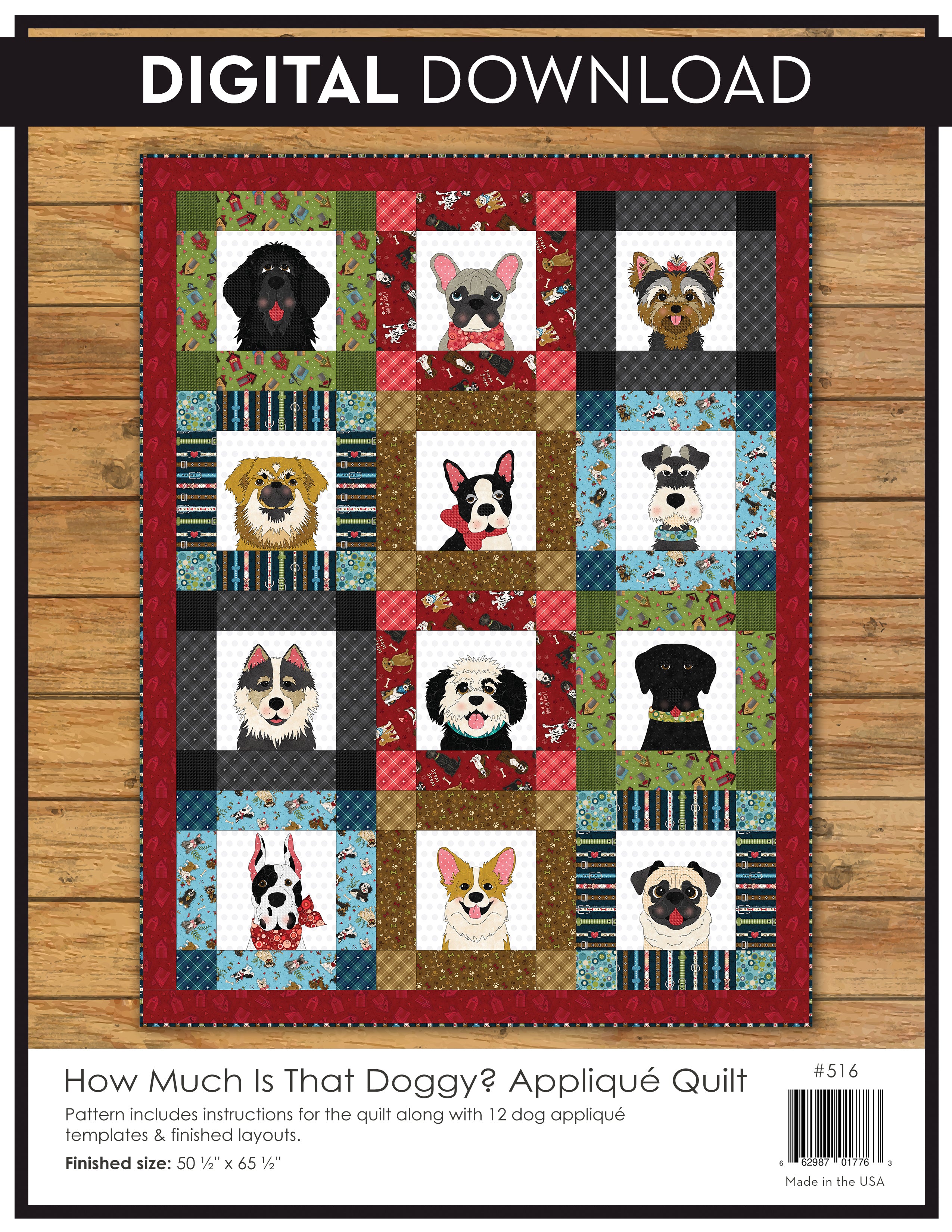 How Much Is That Doggy? Applique Quilt
