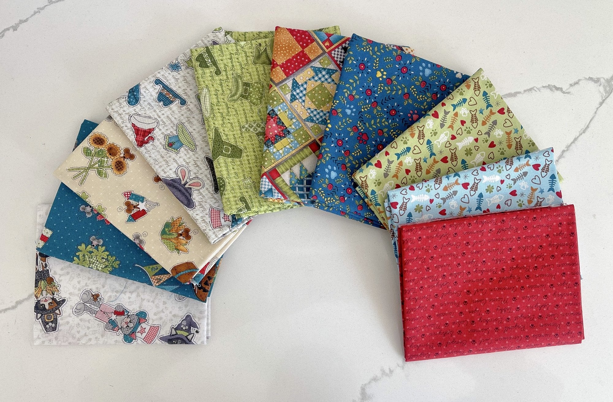 Hat on a Cat Fat Quarter Bundle