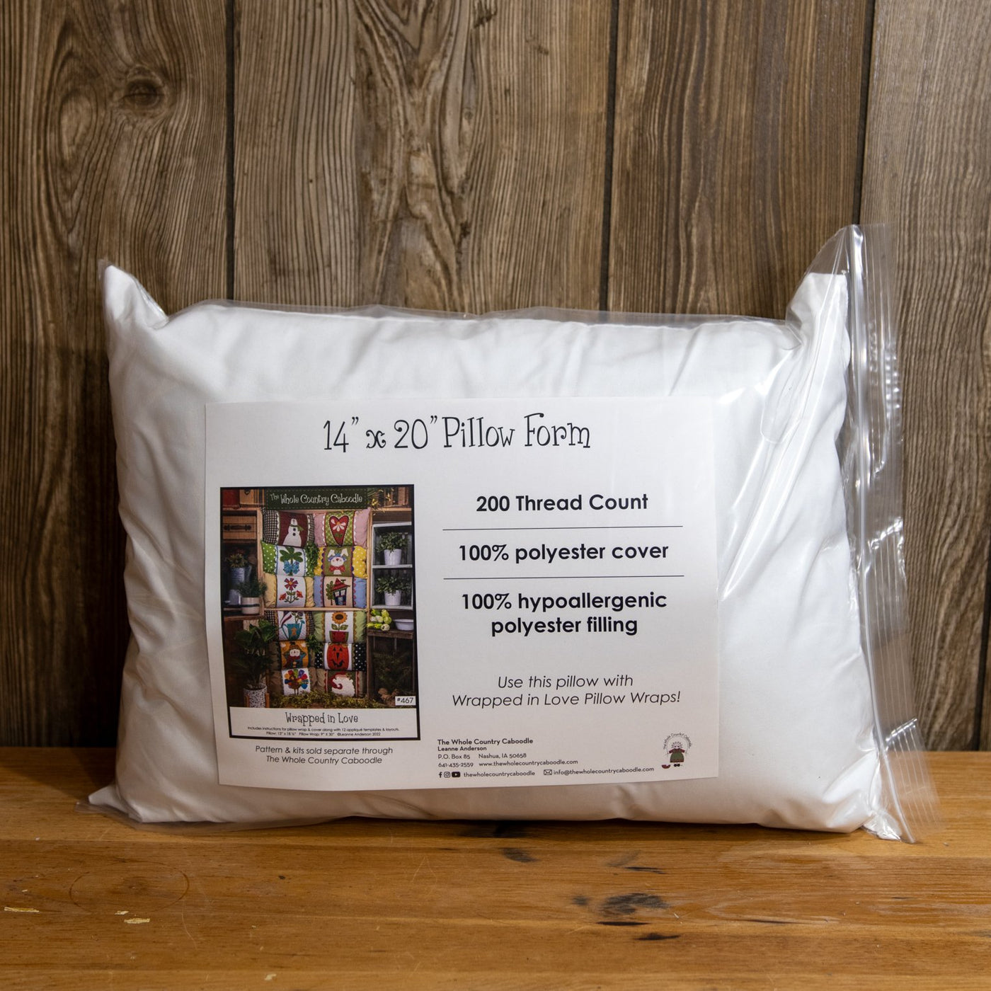 14" x 20" Pillow Form