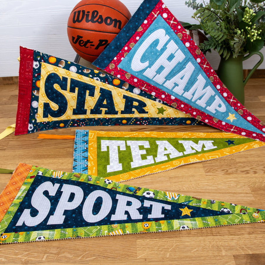 Sports Fan Pennants Pattern