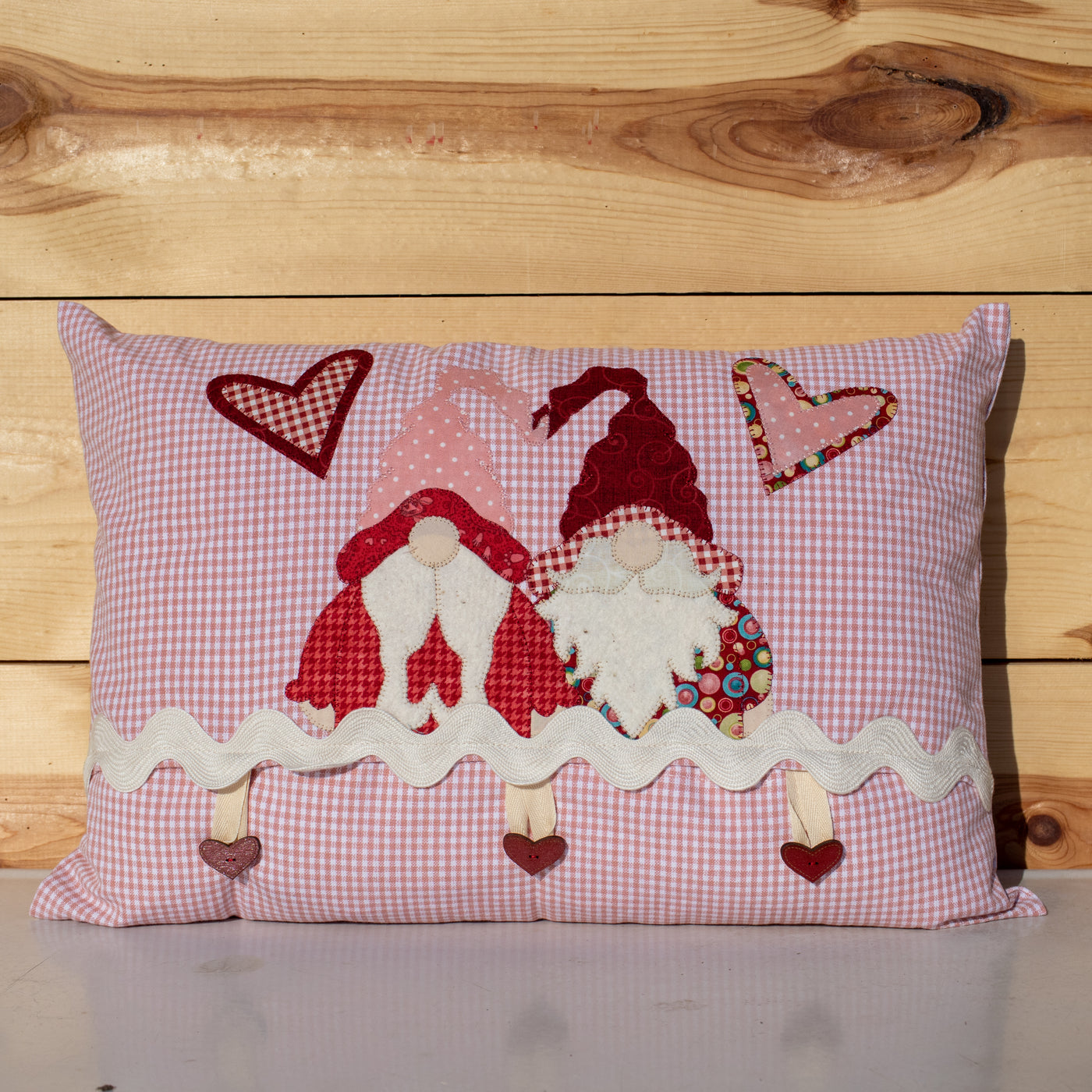 Love Gnomes Applique Pillow Cover Kit