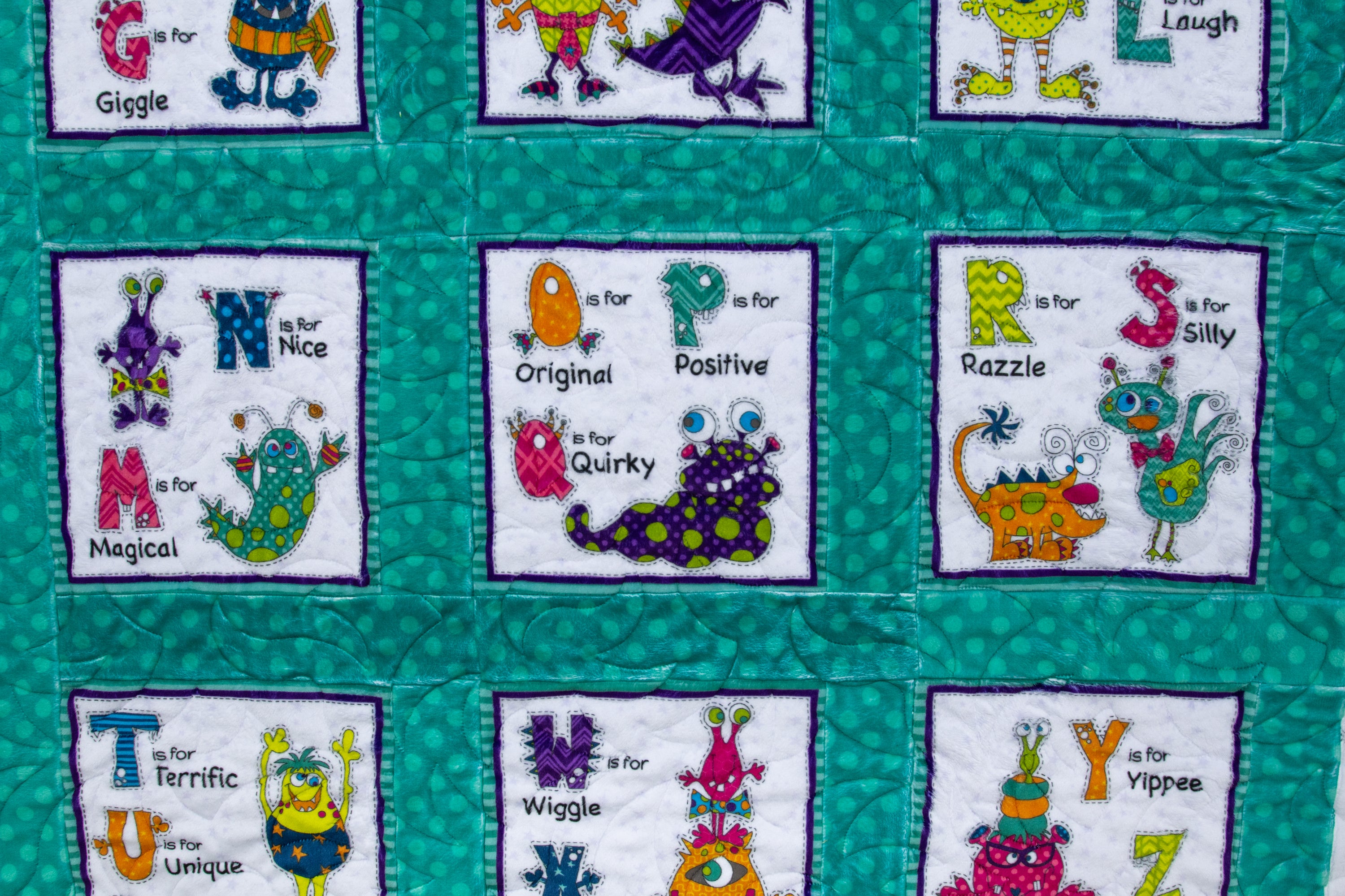 Silly Gilly Storybook Minky Quilt Kit
