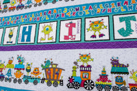 ABC Monster Train Quilt Pattern