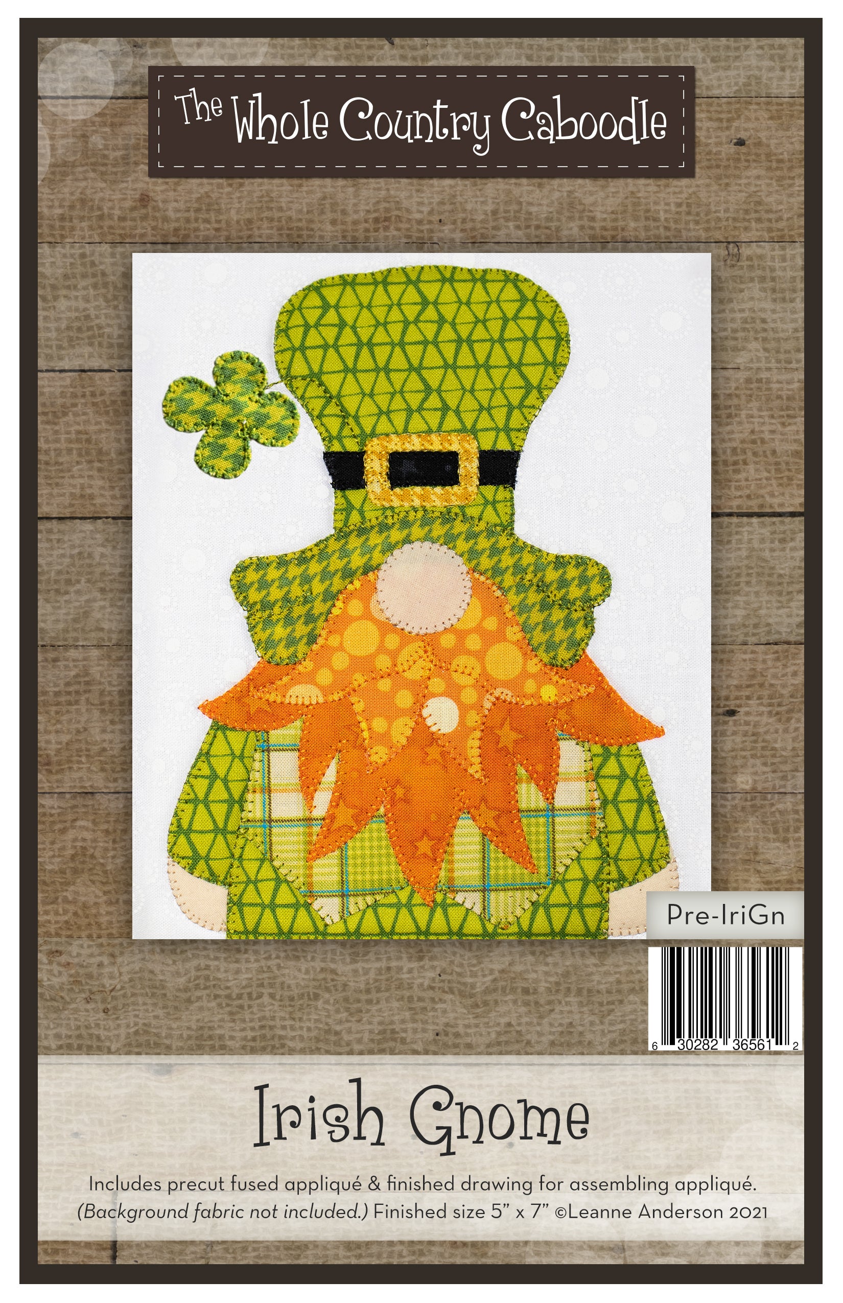 Irish Gnome Applique