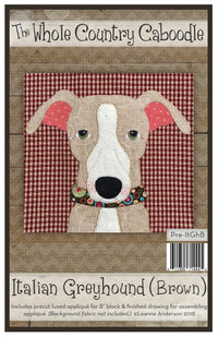 Italian Greyhound Applique