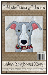 Italian Greyhound Applique