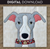 Greyhound Applique