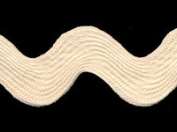 Jumbo Ric Rac Ivory - 1 yd Cut