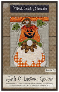 Jack O' Lantern Gnome Applique