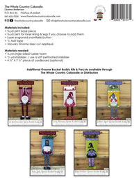 January Jack Frost Gnome Bucket Buddy Kit