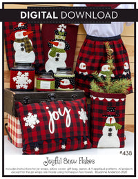 Joyful Snow Flakes Pattern