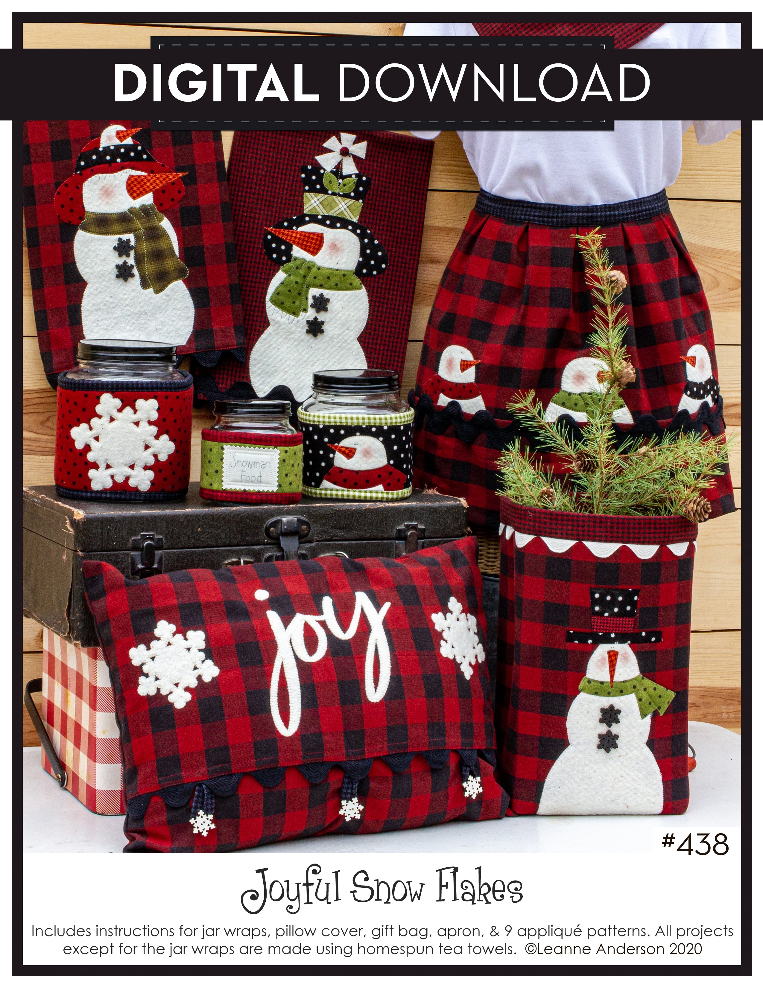 Joyful Snow Flakes Pattern
