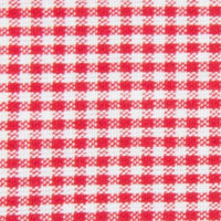 Tea Towel Mini Check Bright Red/White