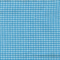 Tea Towel Mini Check Turquoise/ White