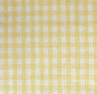 Tea Towel Mini Check Yellow/White